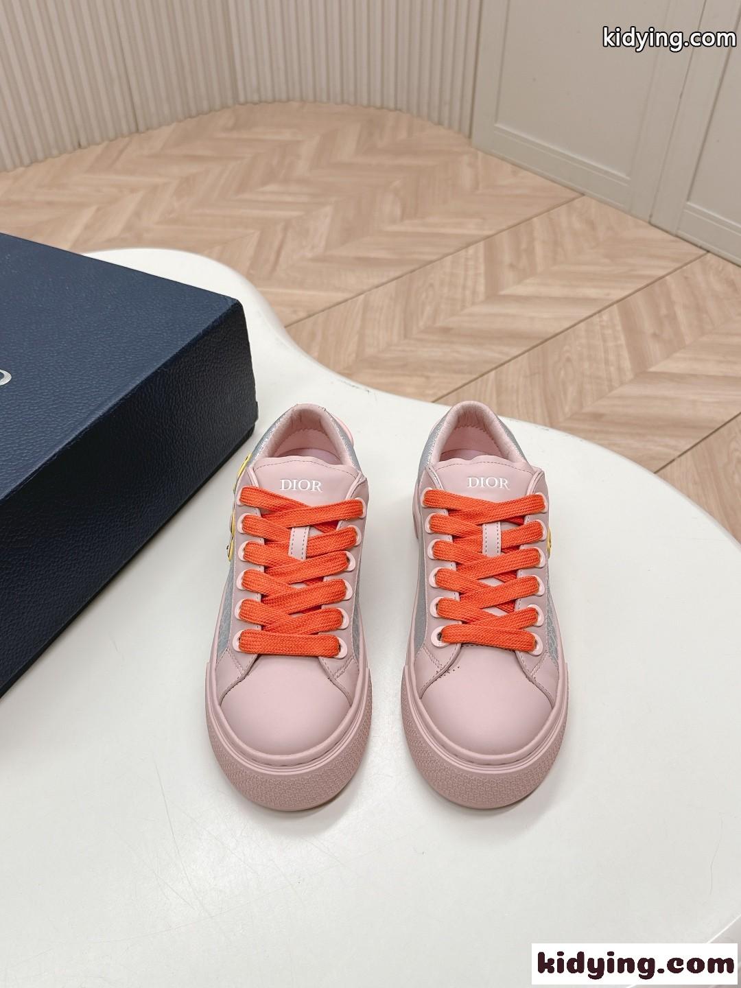 限定~DIOR AND KAWS B33 スピンスニーカー スーパーコピー ピンク-1