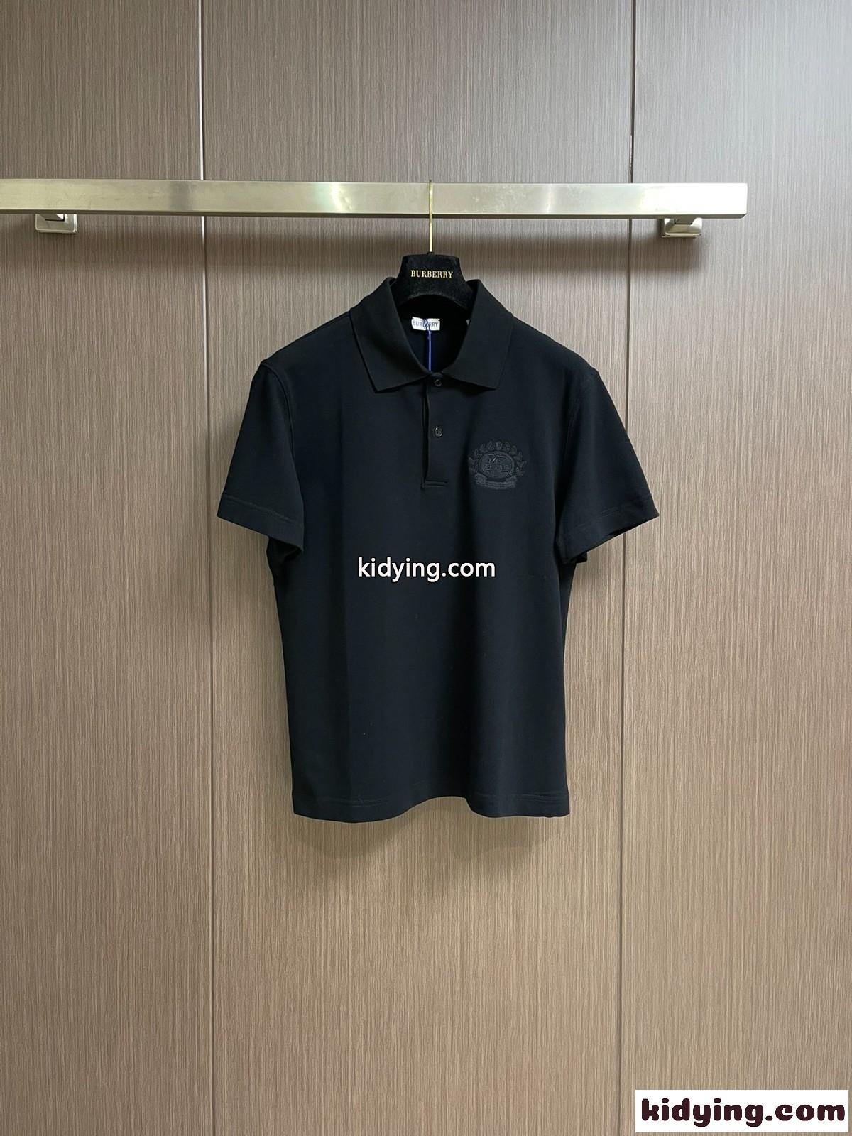 カジュアル ロゴ入り コットンピケ ポロシャツ バーバリー Tシャツ コピー 半袖-4