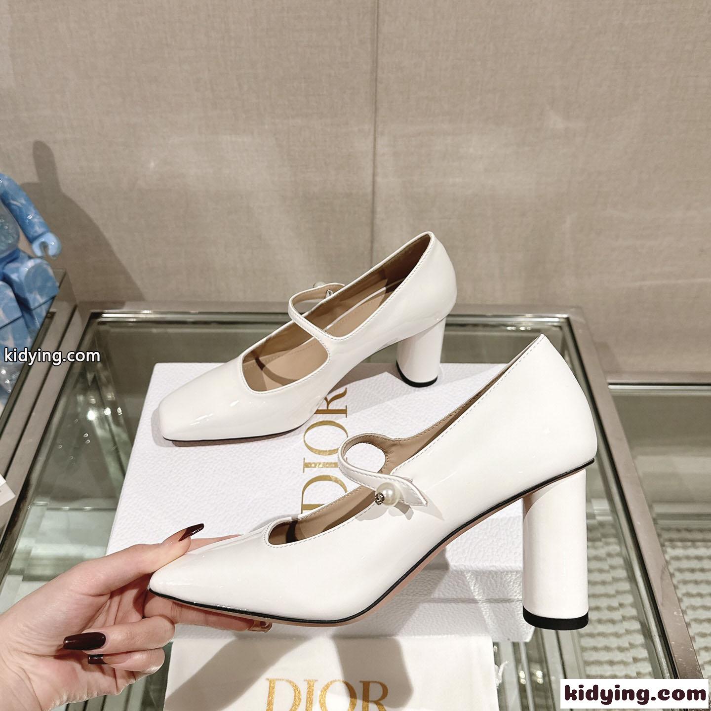 JOLIE DIOR パンプス 7.5cm クリスチャン・ディオール シューズ コピー ホワイト-0