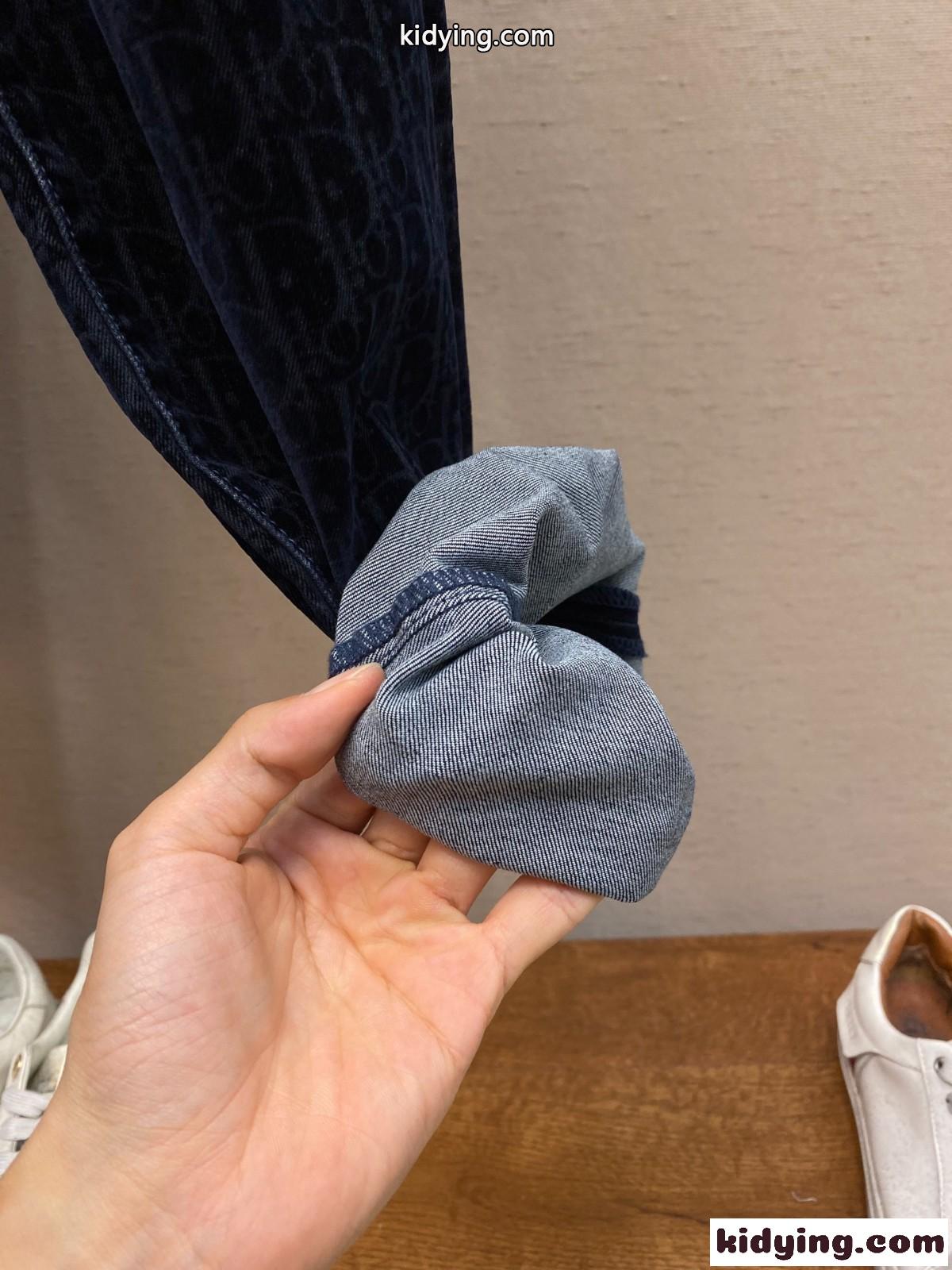 DIOR AND KAWS ヘリテージジーンズ クリスチャン・ディオール ジーンズ コピー デニムパンツ-3