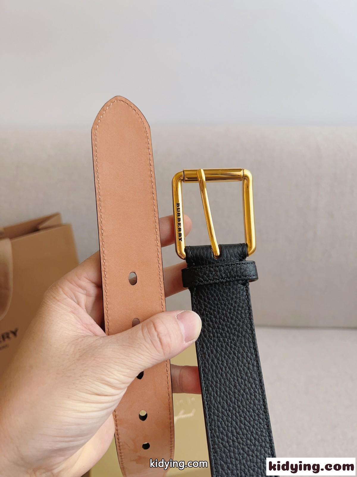 バーバリー ベルト コピー シンプル 上品 合わせやすい レザーベルト-4