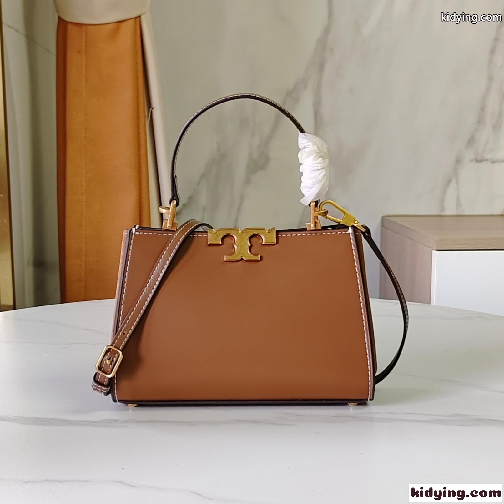 トリーバーチ バッグ スーパーコピー 洗練された エレノア ミニ ハンドバッグバッグ ブラウン-0