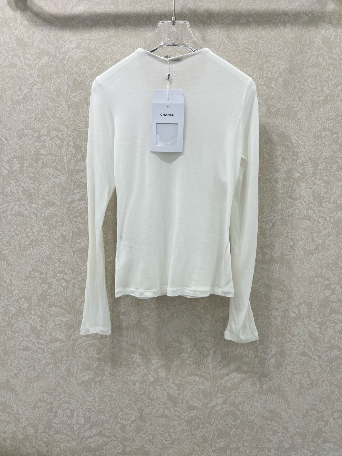 シャネル Tシャツ コピー シンプル 合わせやすい クルーネック 長袖Tシャツ-3