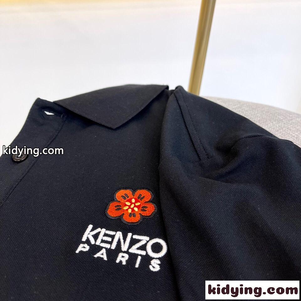 メンズ 半袖 コットンピケ ポロシャツ 洗練された 上品 ケンゾー Tシャツ コピー ファッション-3