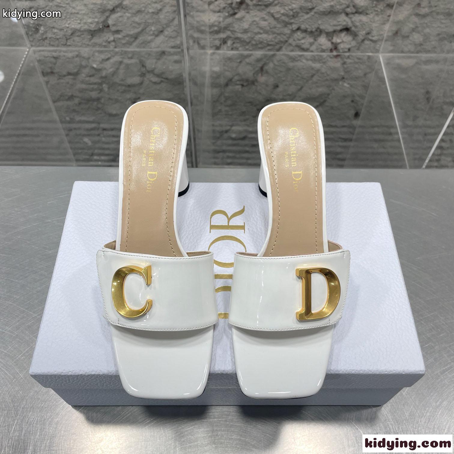 CEST DIOR ヒールスライド クリスチャン・ディオール サンダル コピー ホワイト-0