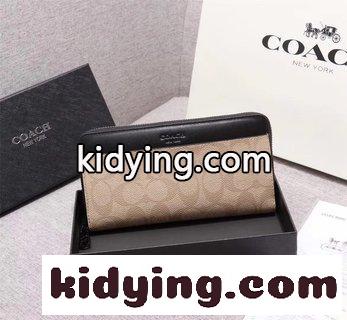 COACHコーチ チャック財布 コーチ 財布 お手入れ コピー 男女共通 pvcヘッドコート牛革は輸出商品専用です-4
