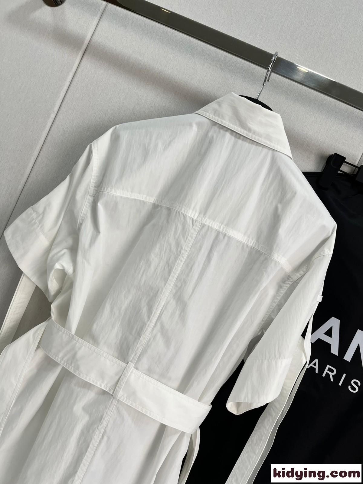 洗練された ワーカーウェア ミニ ドレス ロエベ ワンピース コピー レディース-5
