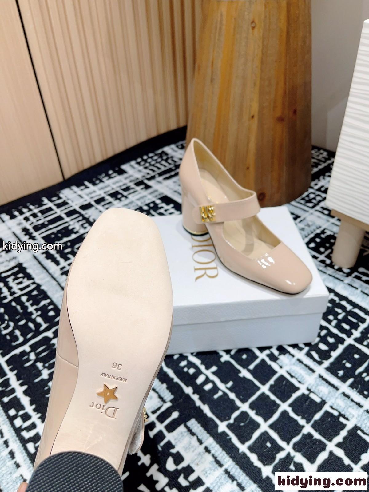 クリスチャン・ディオール パンプス スーパーコピー Miss Dior パンプス ベージュ-4