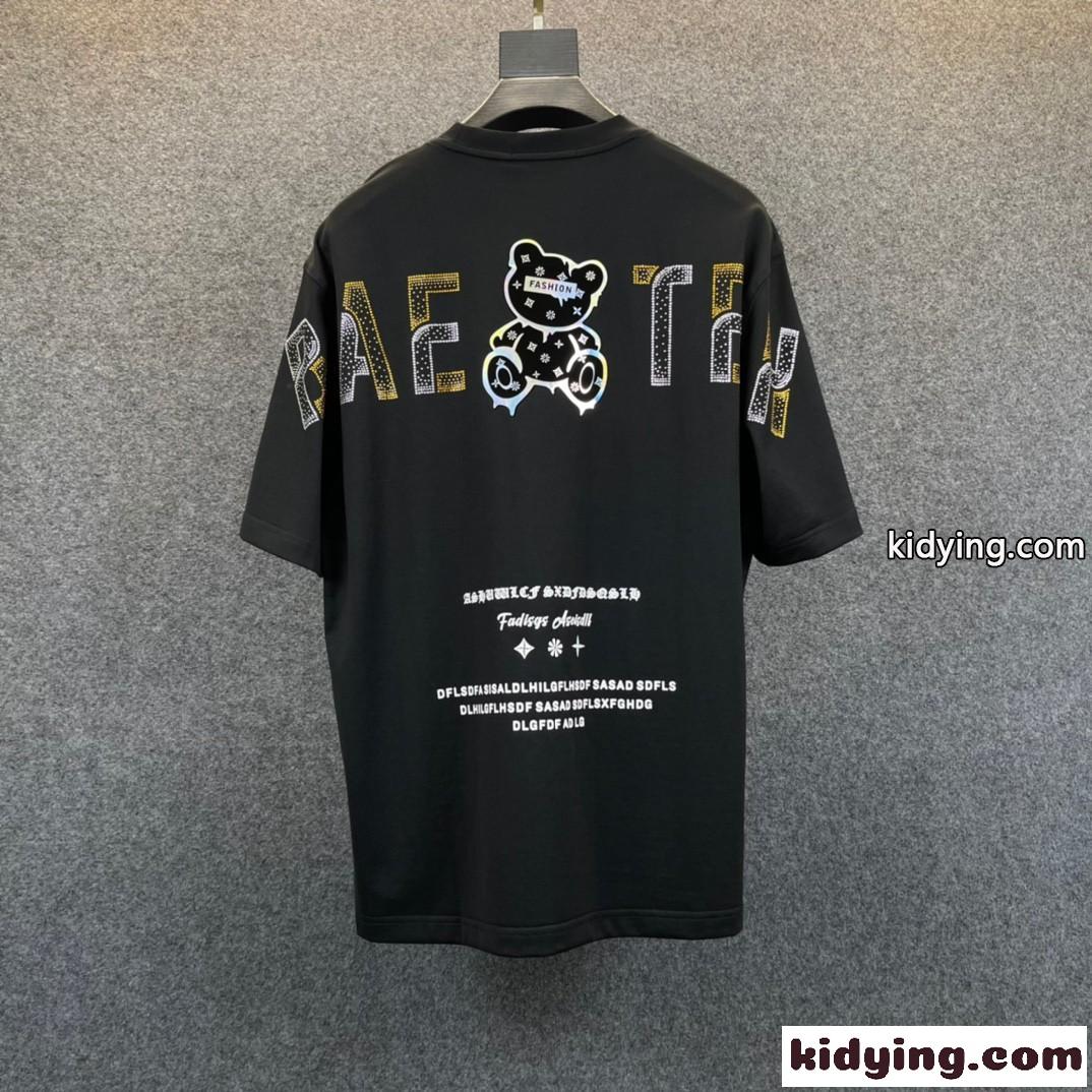 高品質 着心地いい 快適 クルーネック フィリッププレイン 半袖Tシャツ コピー 人気 ファッション ホワイト ブラック-4