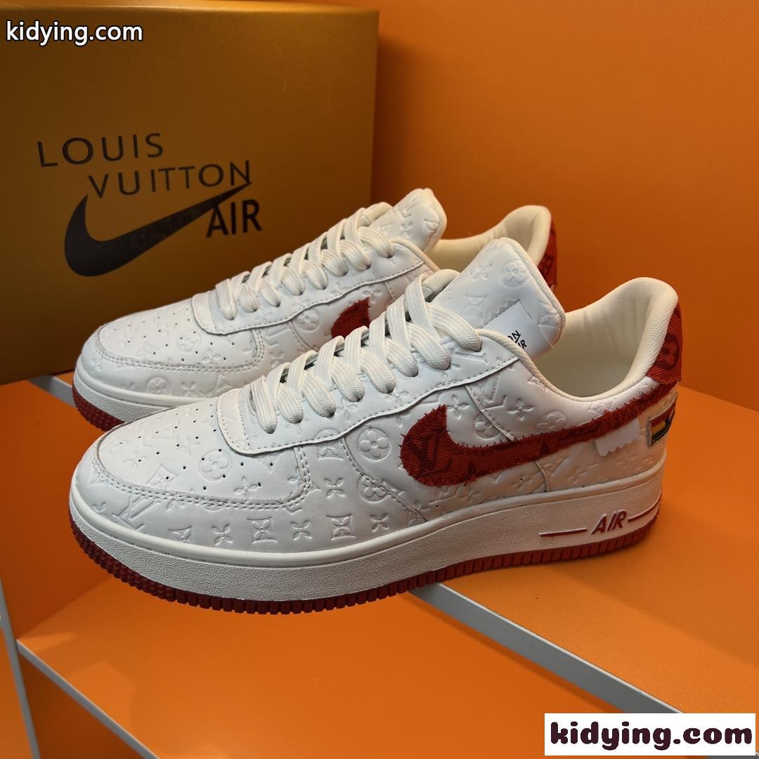 LV x OFF-WHITE x Nike オフホワイト スニーカー コピー レースアップ 人気 おしゃれ カジュアル-2