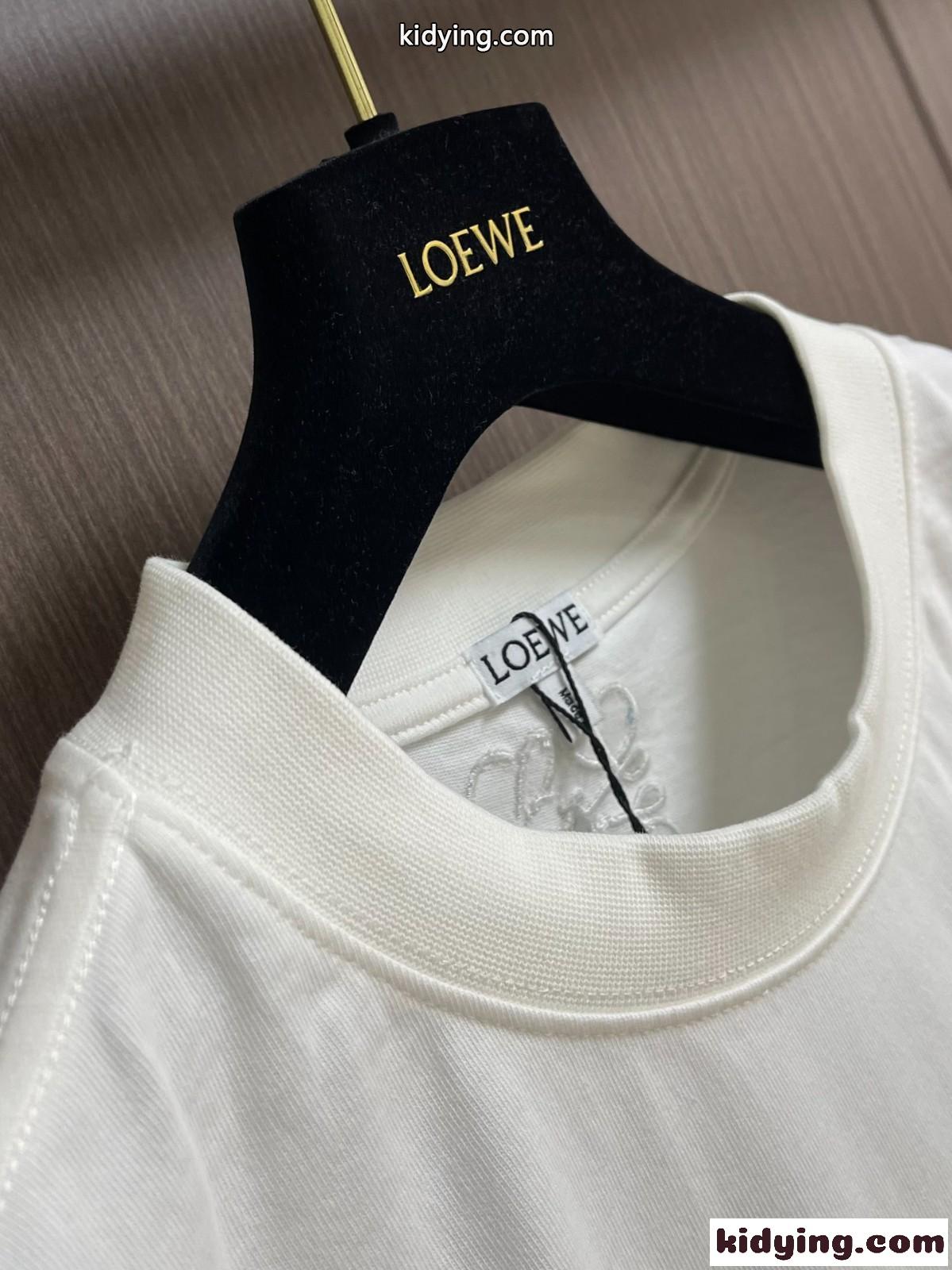 LOEWE x Suna Fujita プリントTシャツ ロエベ Tシャツ コピー ユニセックス-2