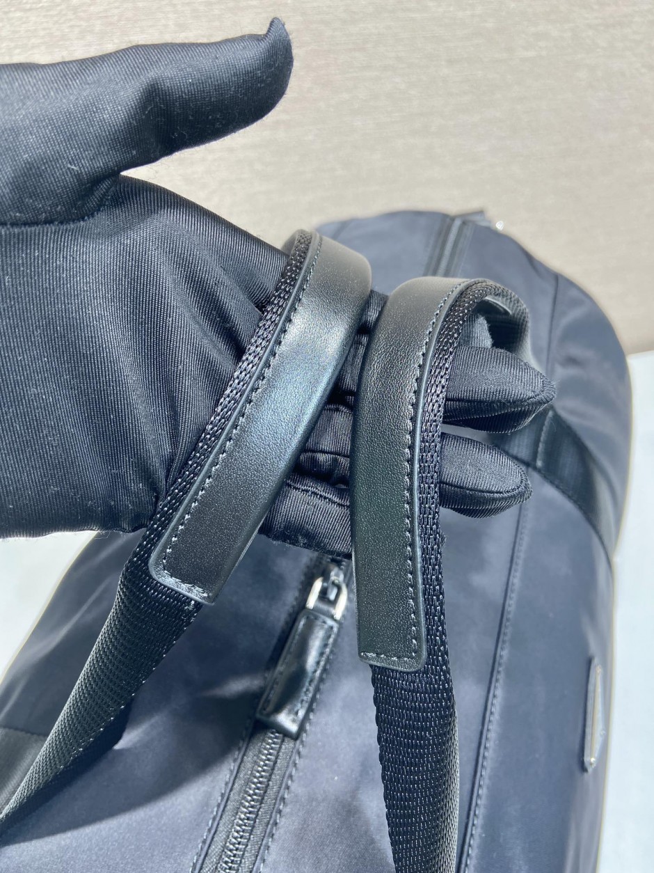 プラダ Re-Nylon x サフィアーノレザー ボストンバッグ スーパーコピー-3