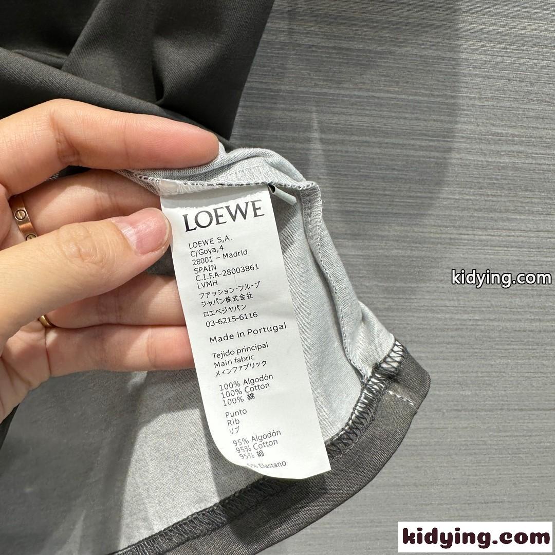 LOEWE × ハウルの動く城 ロエベ Tシャツ コピー コットン クルーネック 半袖Tシャツ-4