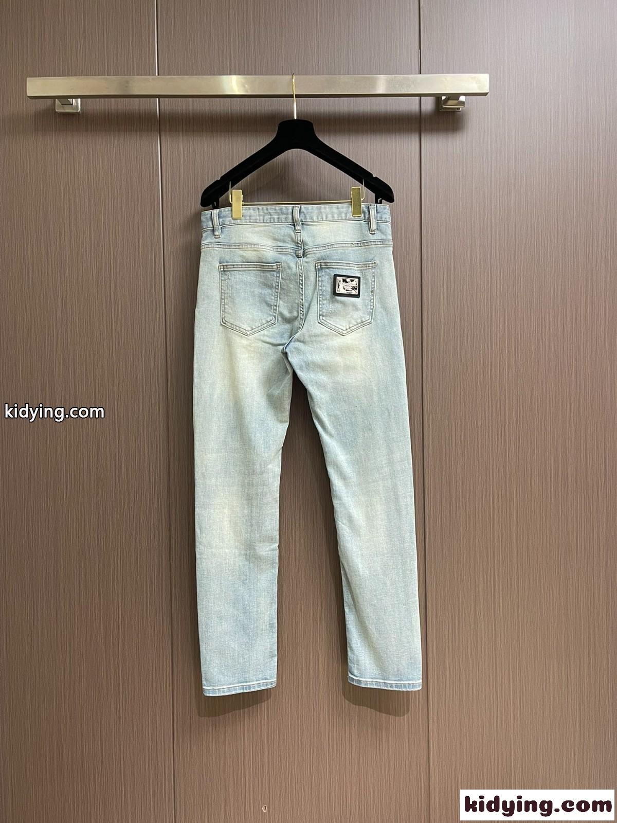 カジュアル ストレッチ デニムパンツ ドルチェ&ガッバーナ ジーンズ コピー デニムパンツ-0