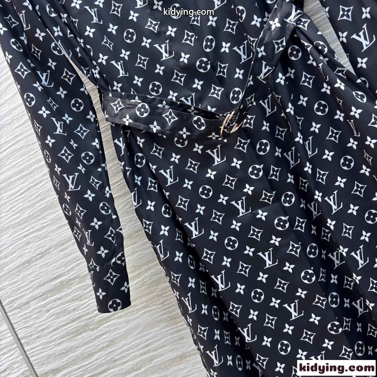 モノグラム ロングシャツドレス ルイ・ヴィトン ワンピース コピー レディース-0