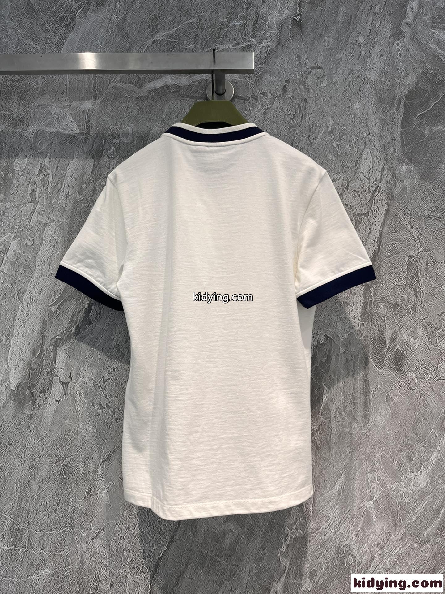 定番 ロゴ 合わせやすい クルーネック グッチ Tシャツ コピー コットン 半袖-2
