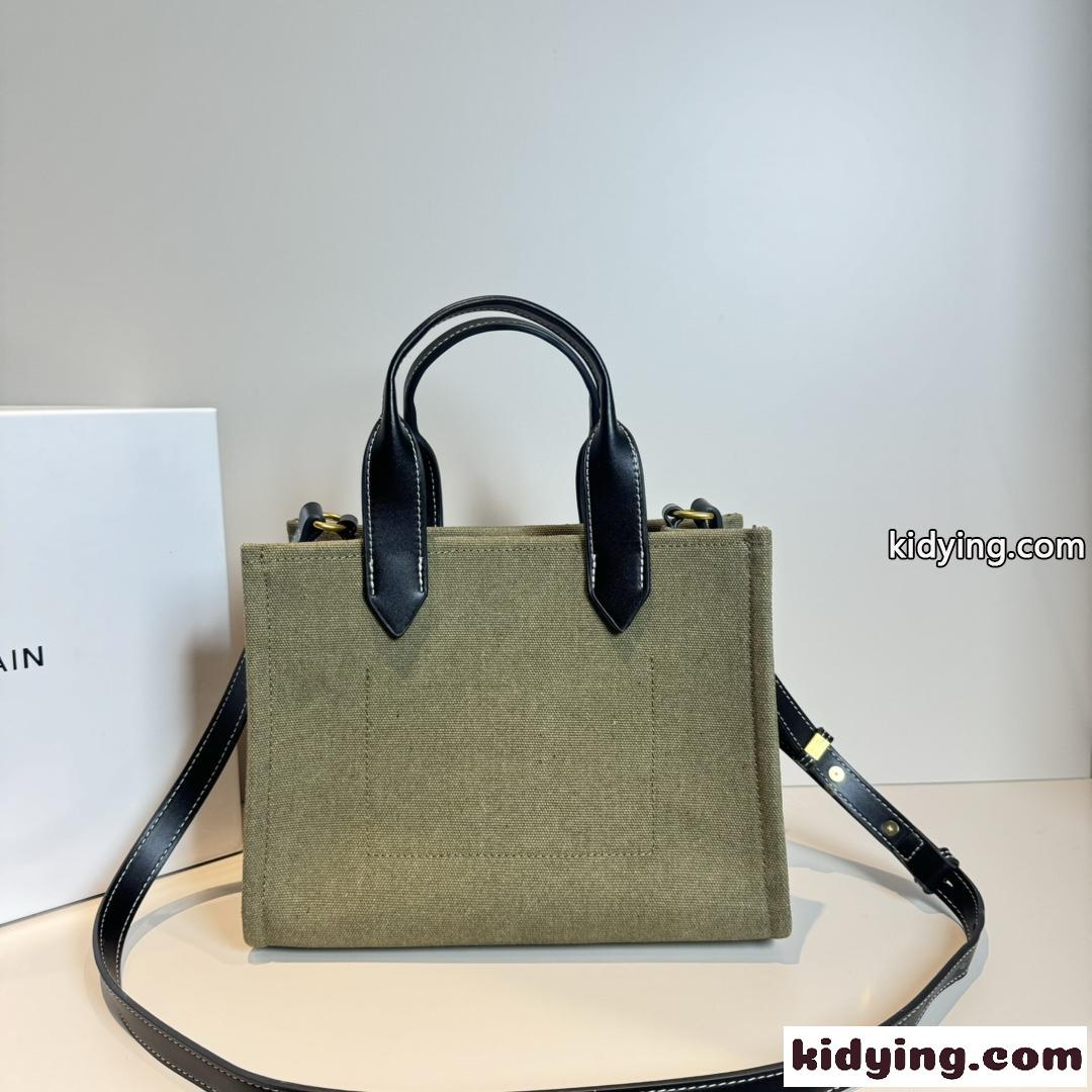 人気 B-Army キャンバス＆レザー トートバッグ バルマン バッグ コピー-1