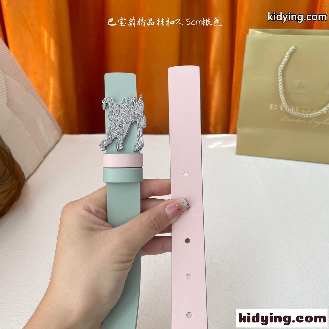 バーバリー ベルト コピー 合わせやすい 人気 上品 リバーシブル レザーベルト-2