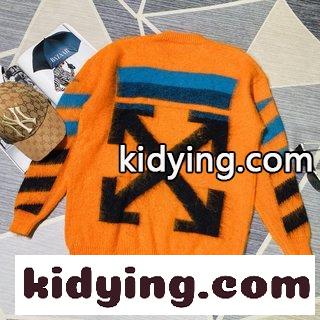 Off-White 2021 DIAG KNITWEAR秋冬クラシック矢印セーター オフホワイト セーター 新品 コピー-2