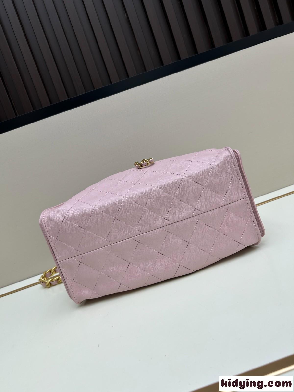 CHANEL25 ホーボーバッグ スモール シャネル バッグ コピー ピンク-3