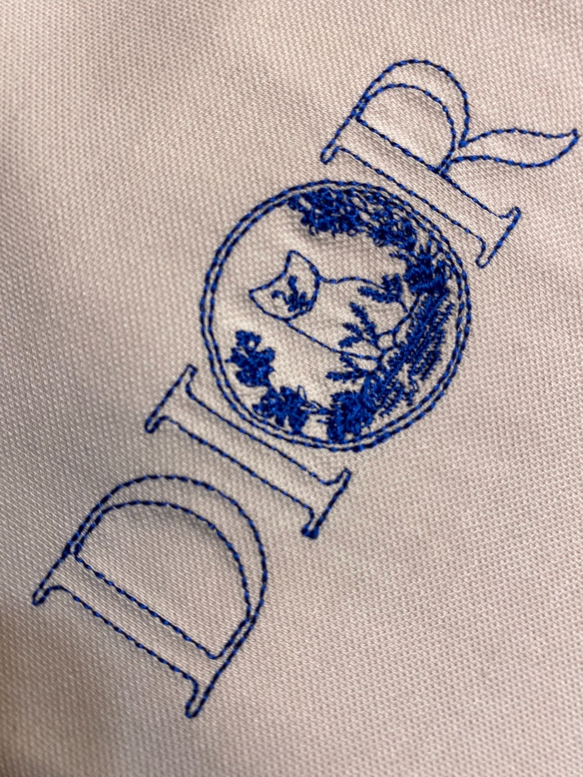 DIOR AND HYLTON NEL ポロシャツ クリスチャン・ディオール Tシャツ コピー ベージュ-3