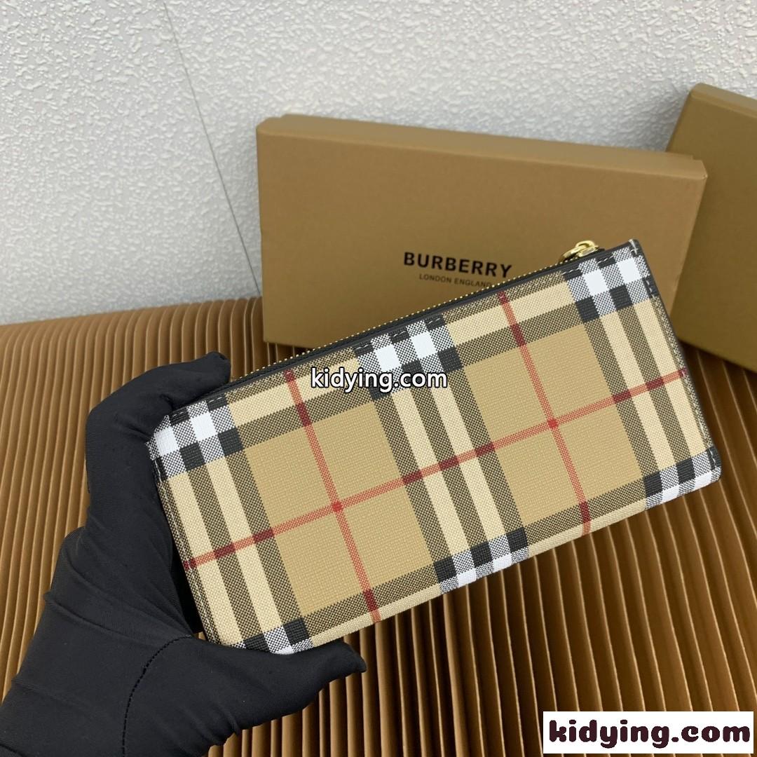 ラージ チェック バイフォールドウォレット バーバリー 財布 コピー ブラック-1