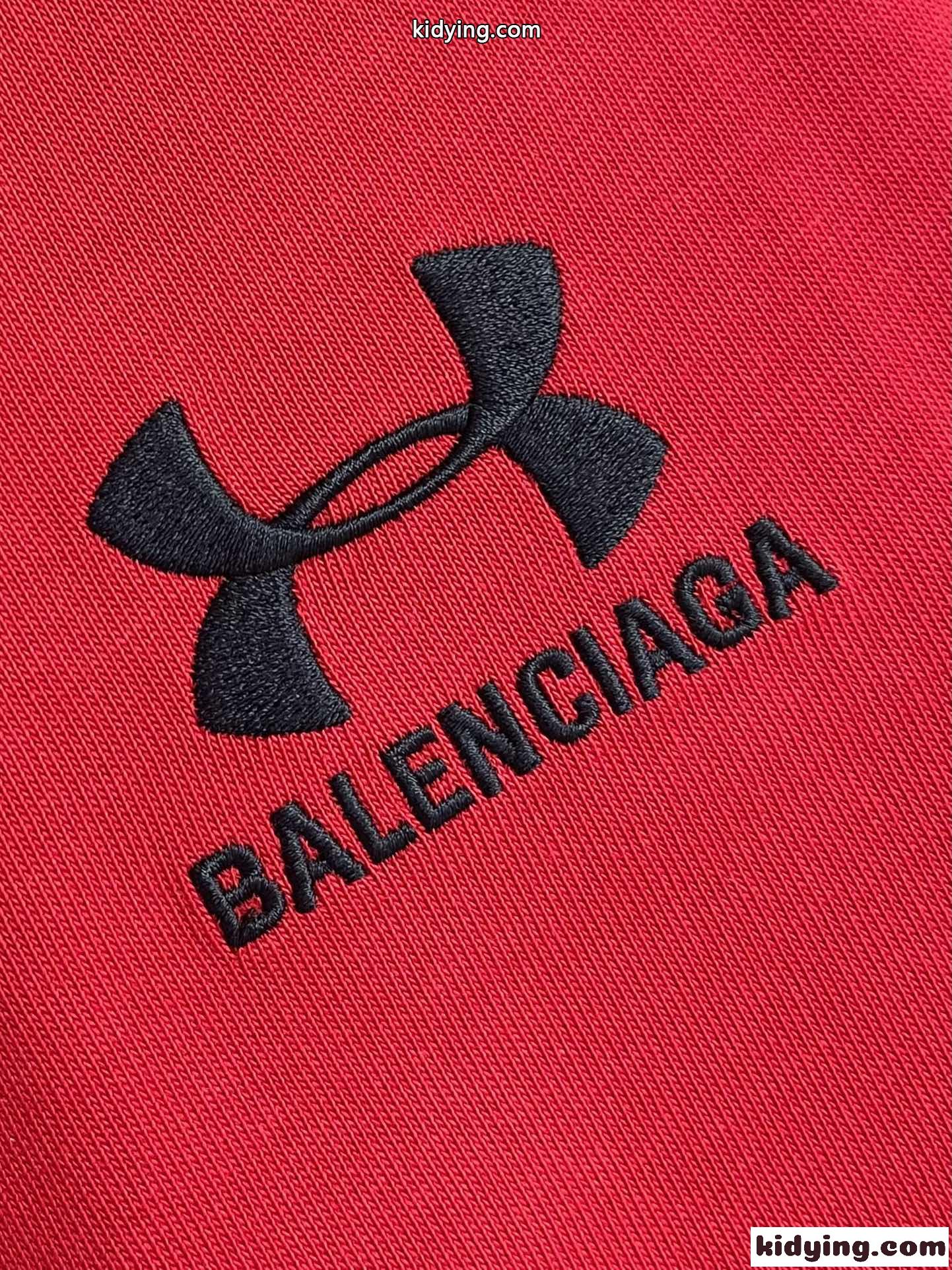 BALENCIAGA x Under Armour 半袖Tシャツ バレンシアガ Tシャツ コピー レッド-2