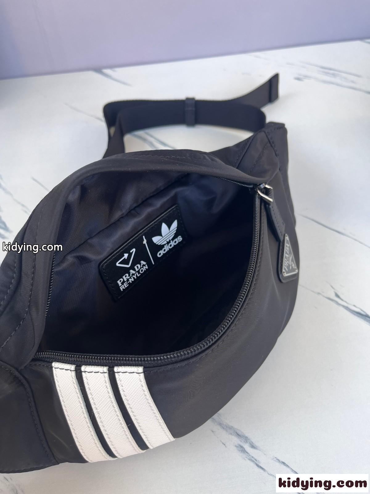 PRADA×adidas ナイロン ベルトバッグ プラダ バッグ コピー おしゃれ カジュアル-3