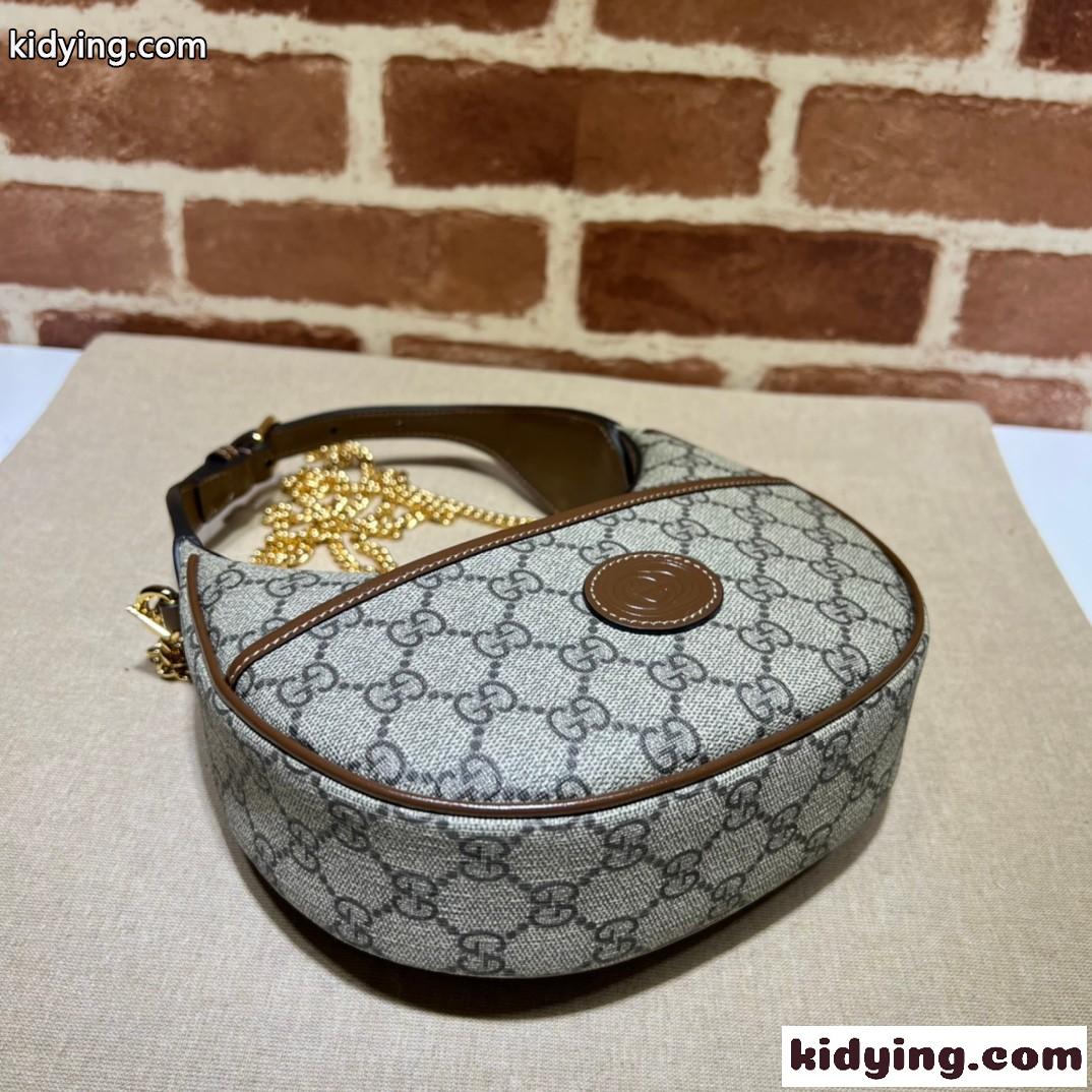 上品 フェミニン GG ハーフムーンシェイプ ミニバッグ グッチ バッグ コピー ショルダーバッグ-1