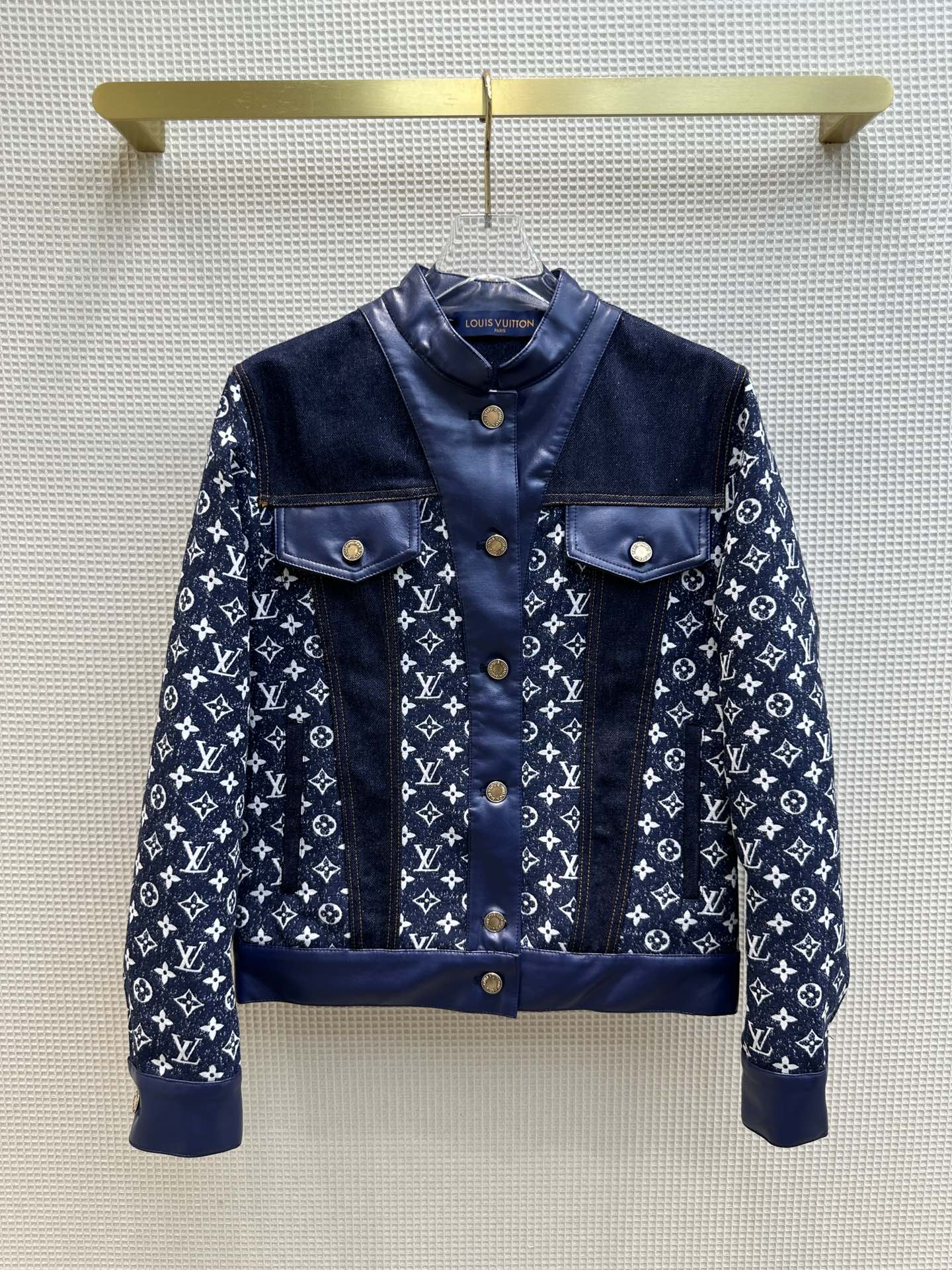 24AW LVNight 人気モノグラムデニムジャケット ルイヴィトン ジャケット 偽物-2