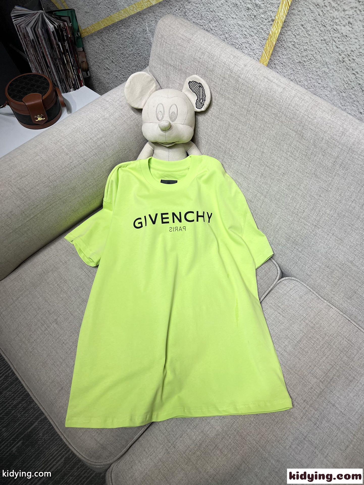 ジバンシィ Tシャツ コピー レディース ロゴ クールネック ゆったり 着心地いい チュニック トップス 合わせやすい-2