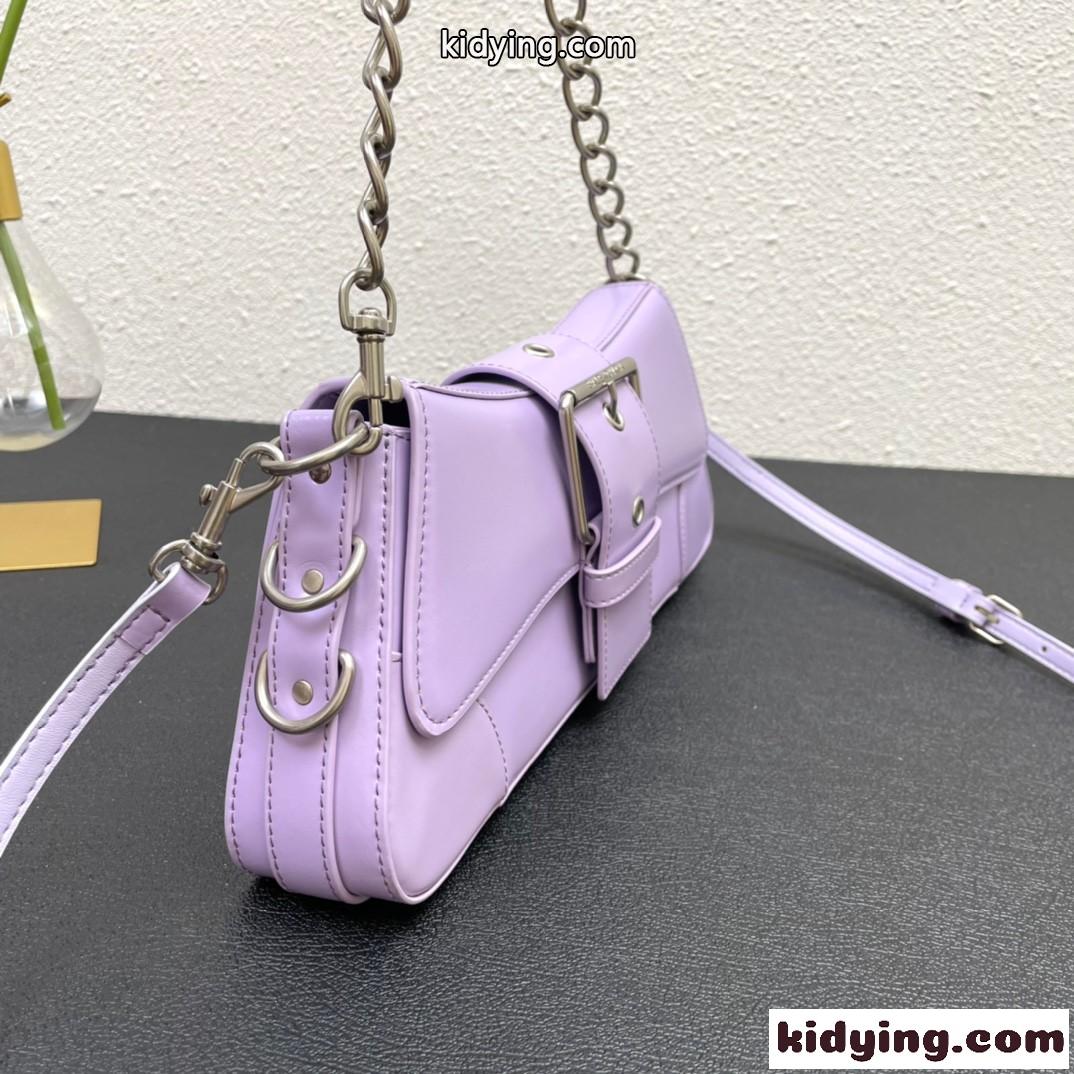 上品 おしゃれ LINDSAY スモール ショルダーバッグ バレンシアガ バック コピー チェーンバッグ パープル-2