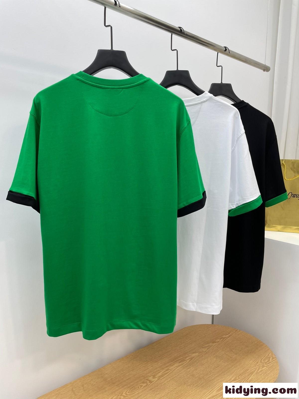 ボッテガヴェネタ tシャツ コピー コットン トップス 人気 カジュアル ゆったり 体型カバー クルーネック-0