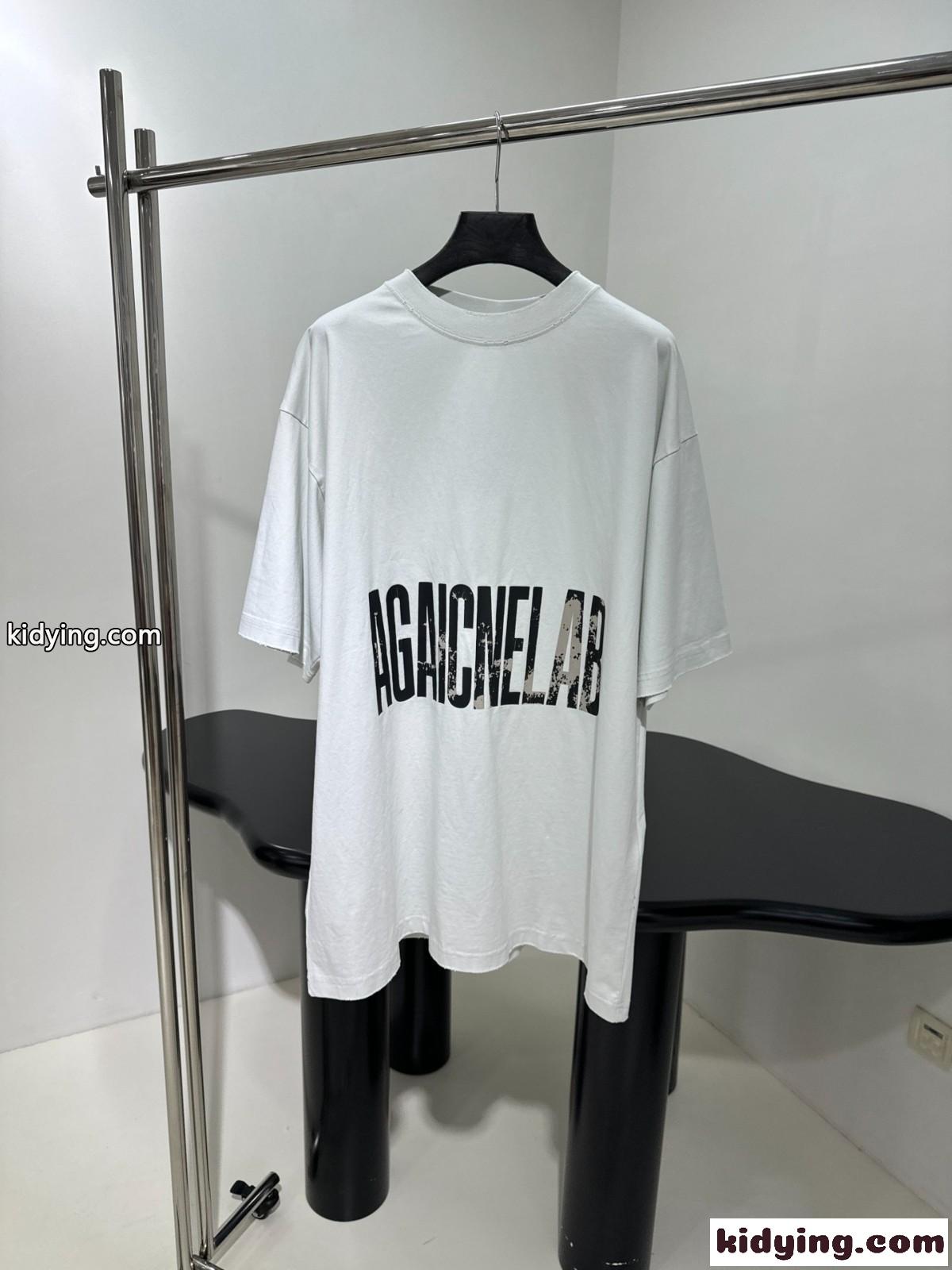 オーバーサイズ AGAICNELAB 半袖Tシャツ バレンシアガ Tシャツ コピー ホワイト-1
