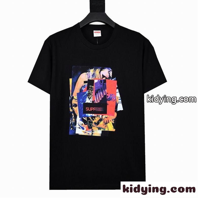 シンプル プリント 個性的 おしゃれ クルーネック 半袖 シュプリーム tシャツ コピー カジュアル 着心地いい トップス-1