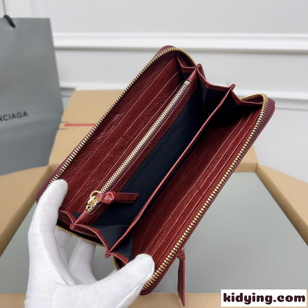 クラシック ラウンドファスナー 長財布 バレンシアガ 財布 コピー-3