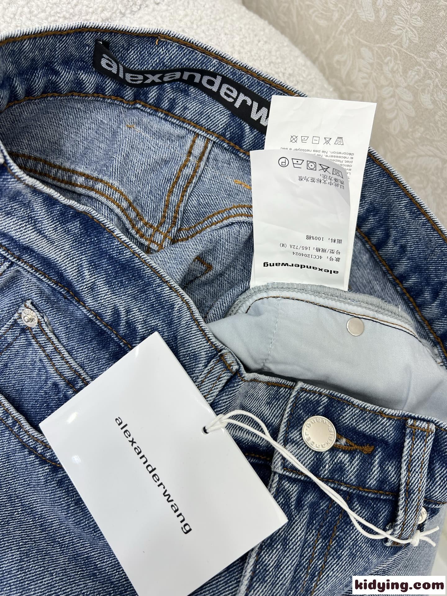 カジュアル ストレート デニムパンツ アレキサンダーワング ジーンズ コピー-3
