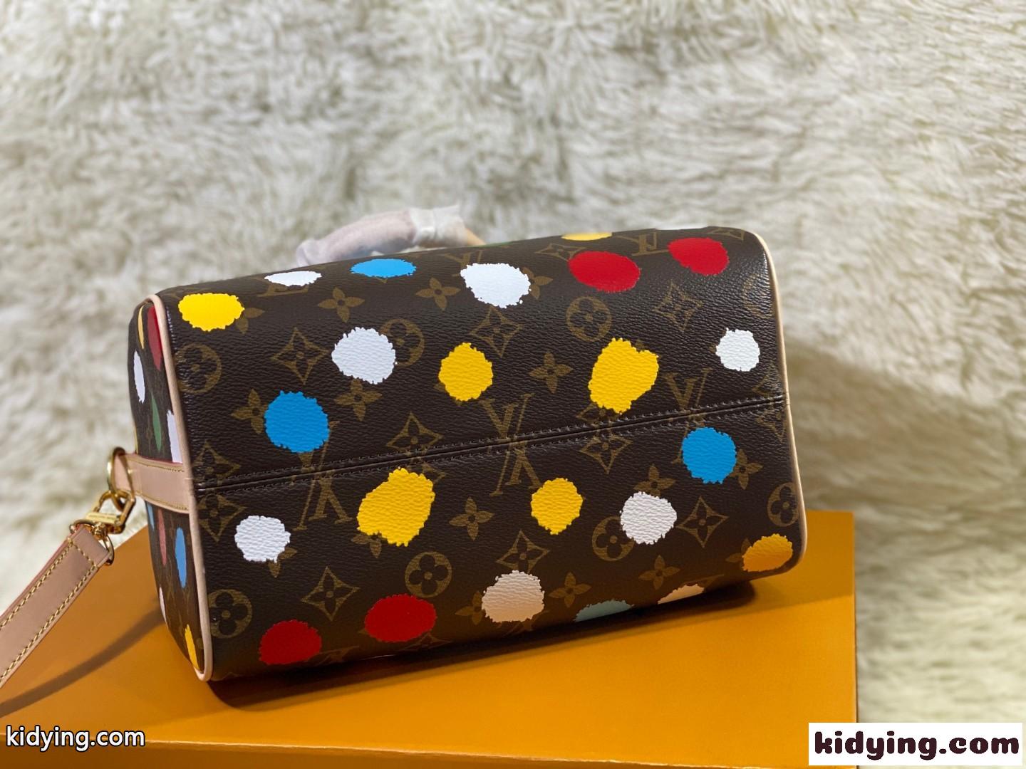 M46433 LV × YK スピーディ・バンドリエール 25 ルイ・ヴィトン バッグ コピー ハンドバッグ-1