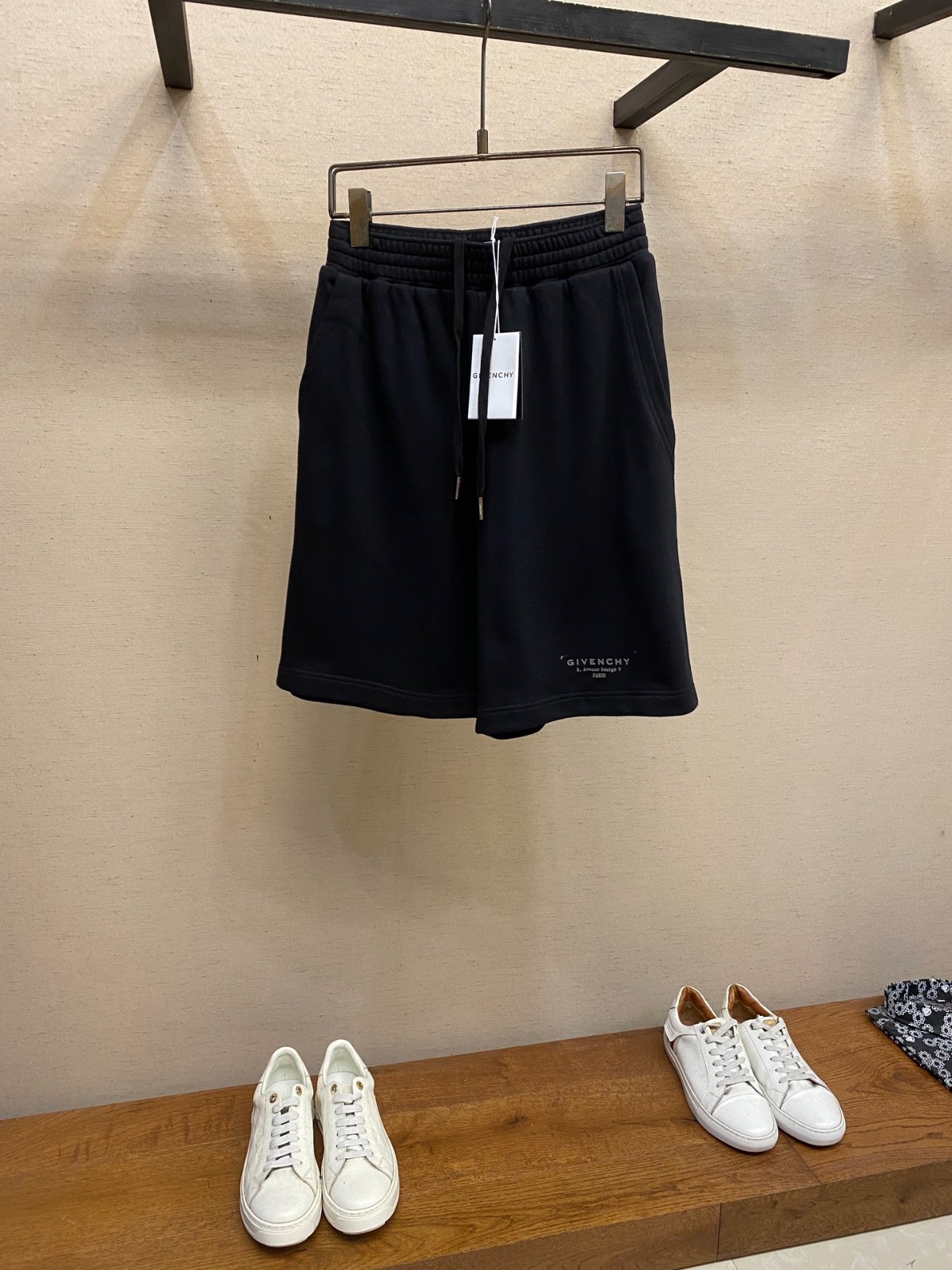 シンプル カジュアル ロゴ ショートパンツ ジバンシィ パンツ 偽物 コットン-1