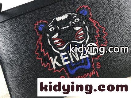 KENZO（ケゾン ）Tiger刺繍のバッグ ケンゾー バッグ 人気 コピー  皮紋がはっきりしていて 皮の光沢が非常によく見えます-2