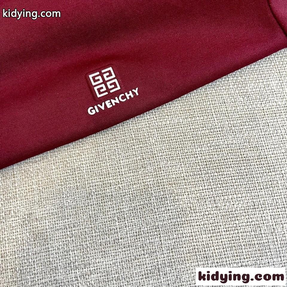 シンプル ロゴ クルーネック 半袖Tシャツ ジバンシィ Tシャツ 偽物 レッド-3