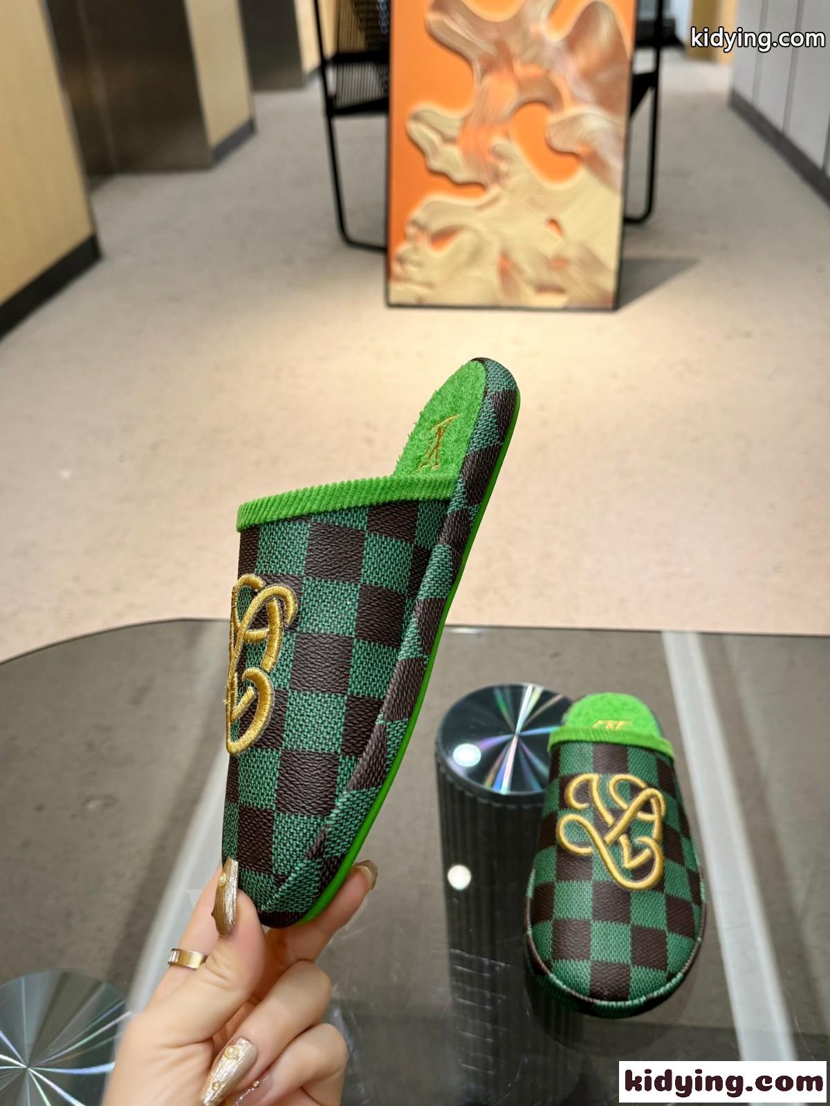 LV パレス･ライン ミュール ルイヴィトン サンダル スーパーコピー グリーン-3