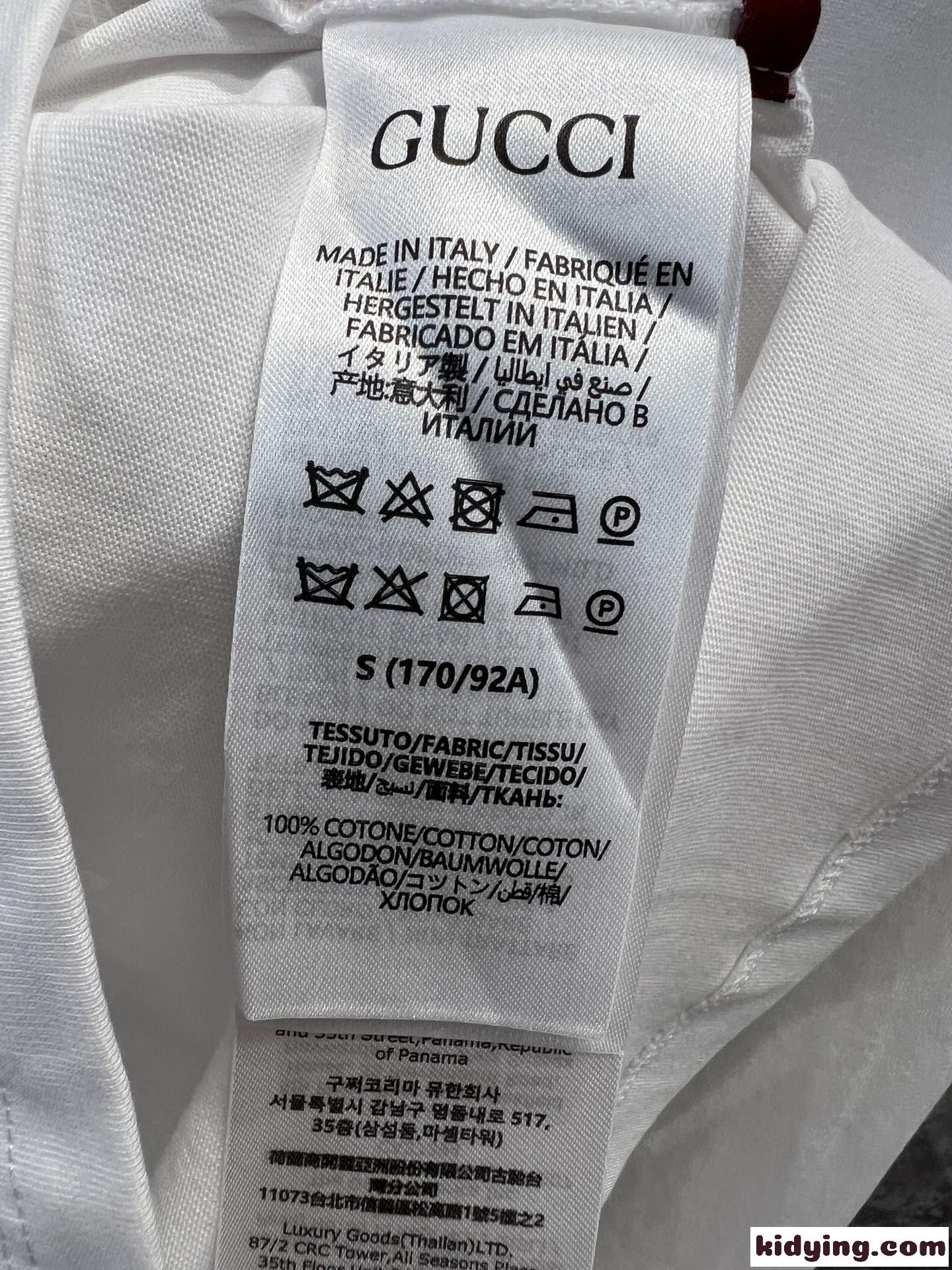 GUCCI プリント コットン 長袖Tシャツ グッチ Tシャツ コピー クルーネック-3