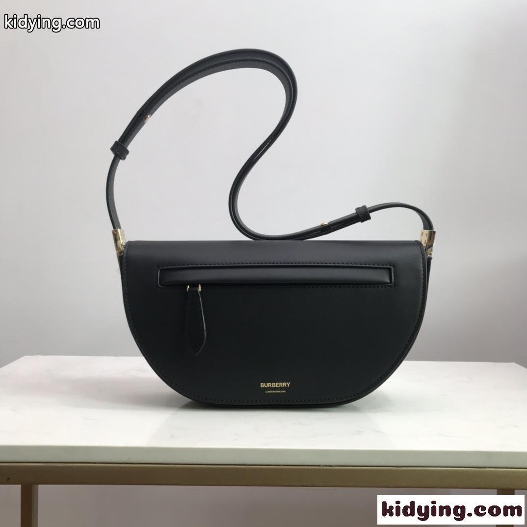 バーバリー バッグ コピー 上品 ショルダーバッグ ツートンレザー スモール オリンピアバッグ-0