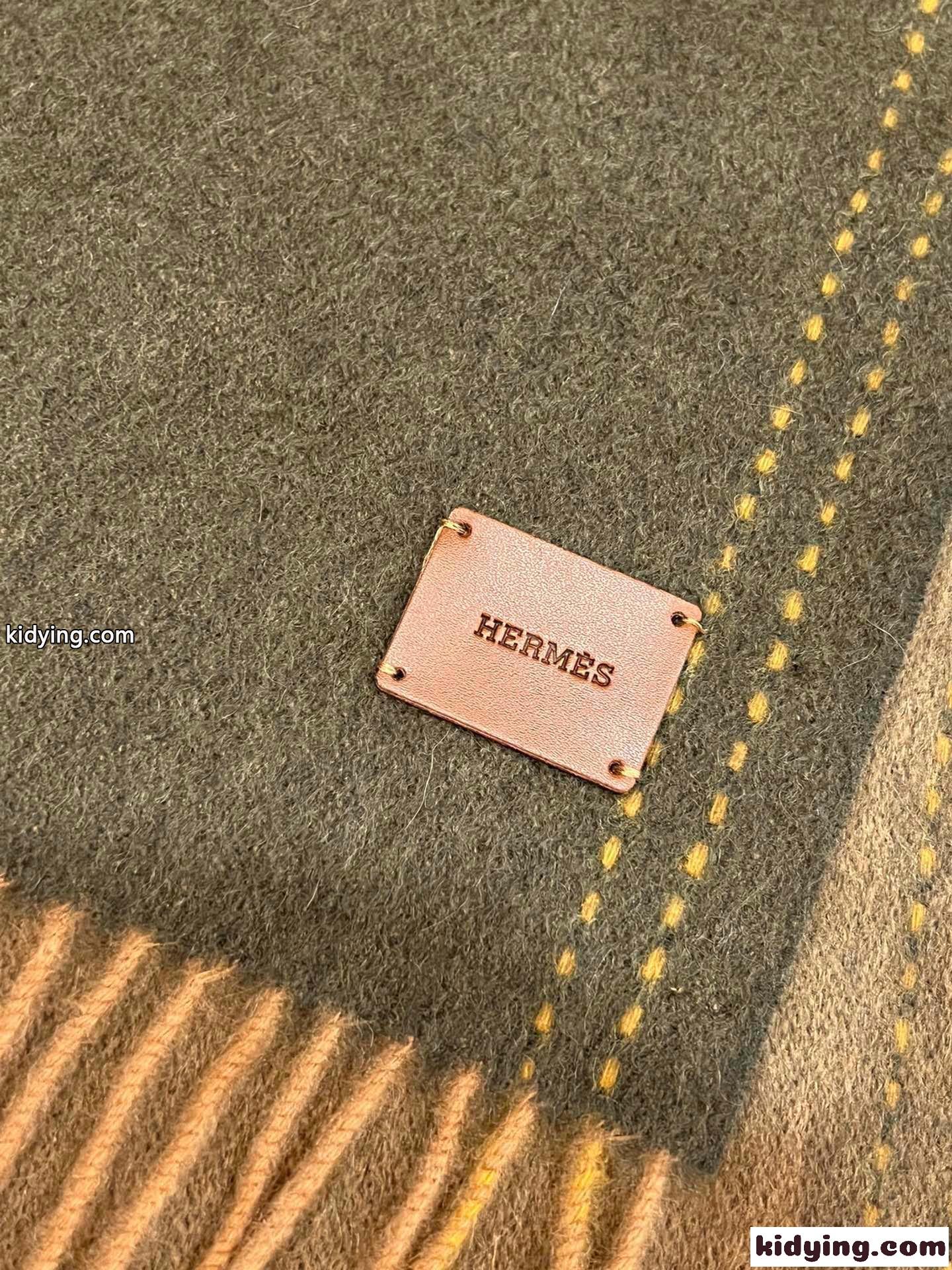 ユニセックス エルメス スカーフ コピー おしゃれ ダブルフェイス カシミヤマフラー-2