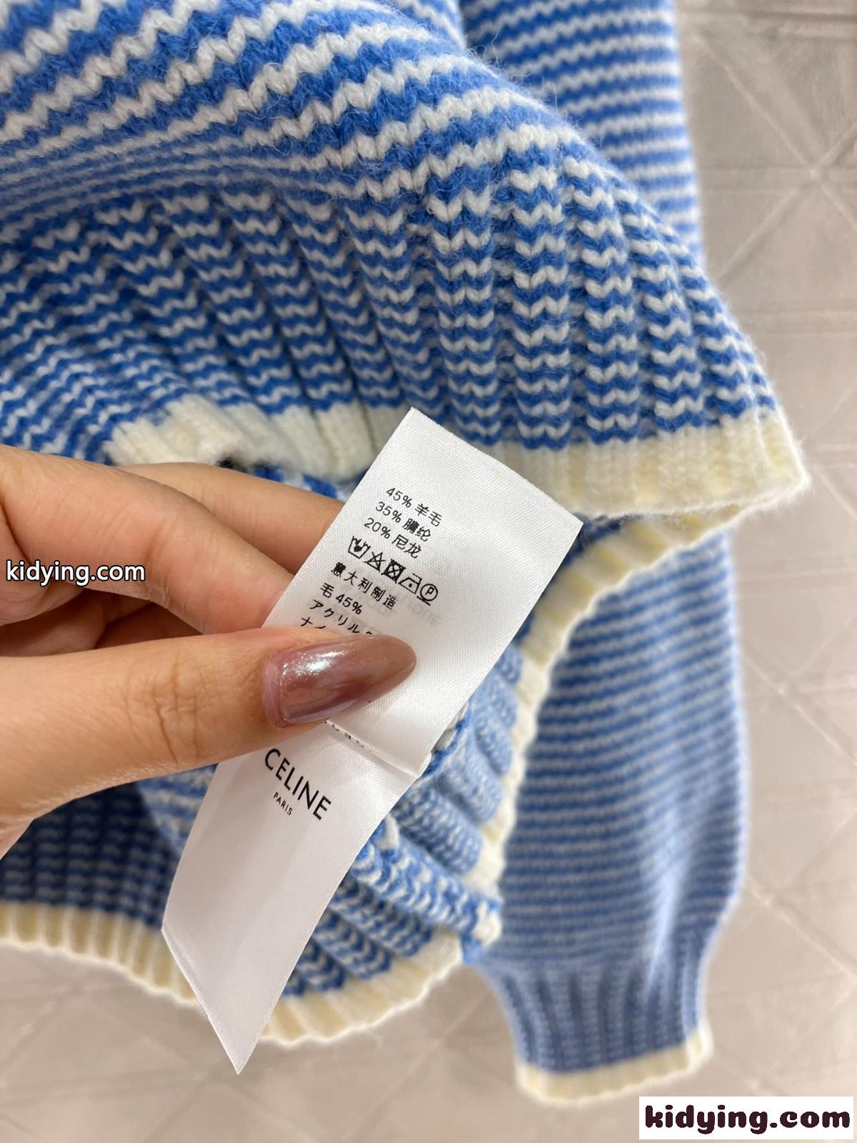 セリーヌ セーター コピー お洒落 合わせやすい クルーネック レディース トップス-4