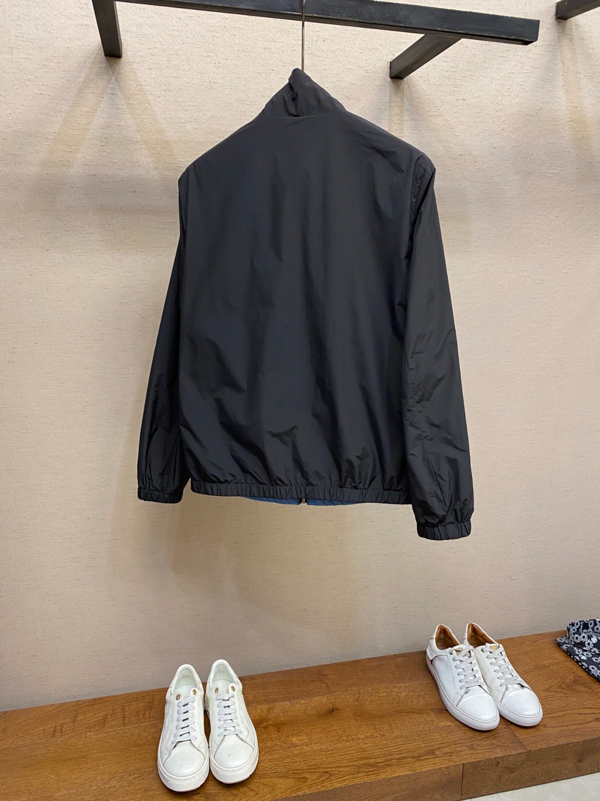 シンプル 上品 リバーシブル ブルゾン プラダ ジャケット 偽物 アウター-2