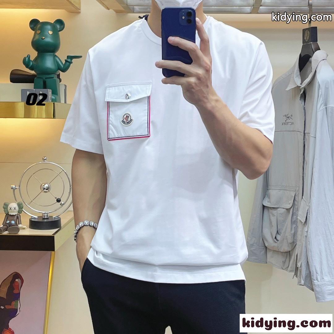 カジュアル おしゃれ クルーネック モンクレール Tシャツ コピー 半袖 トップス-1