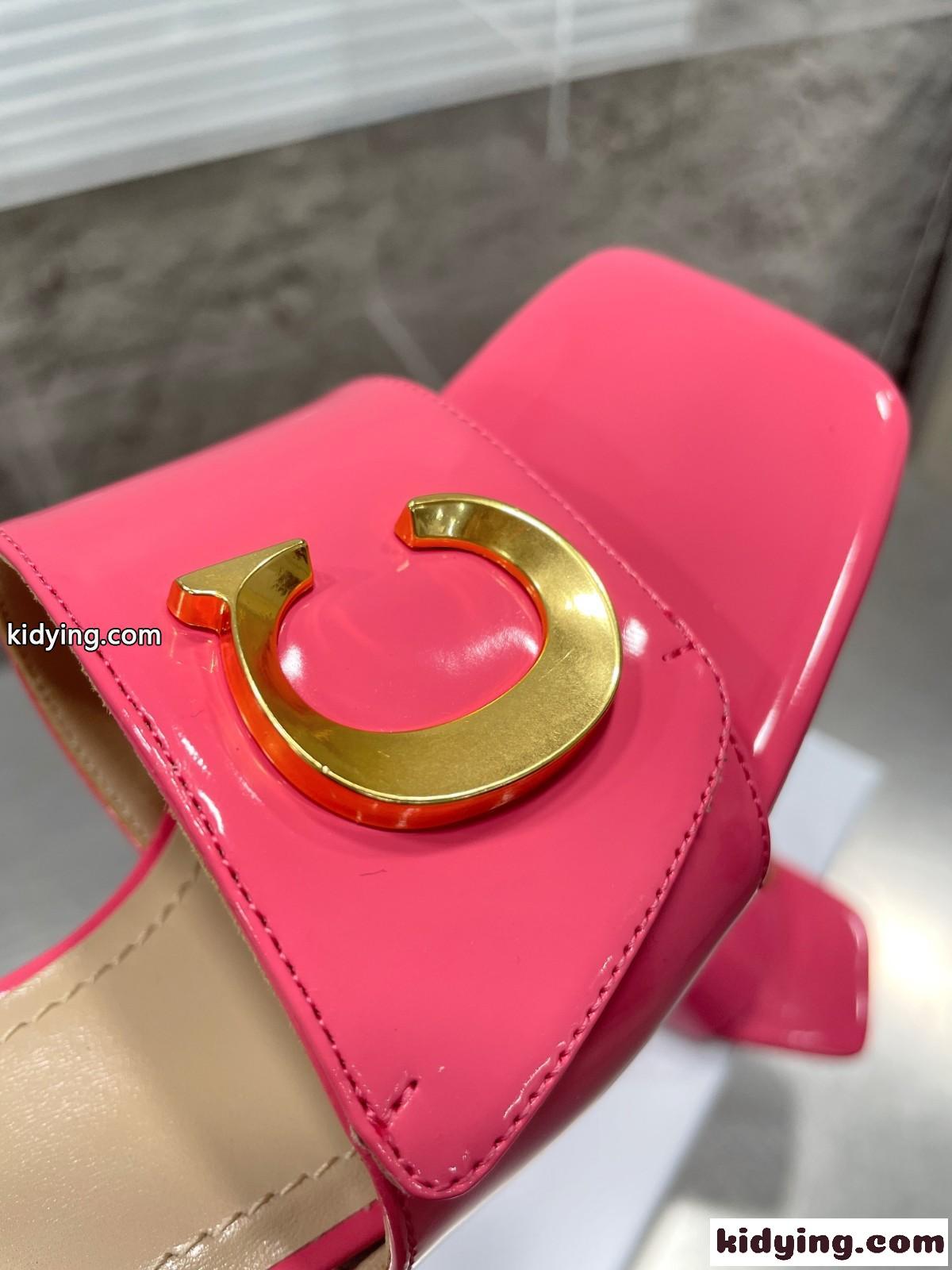 CEST DIOR ヒールスライド クリスチャン・ディオール サンダル コピー ピンク-3