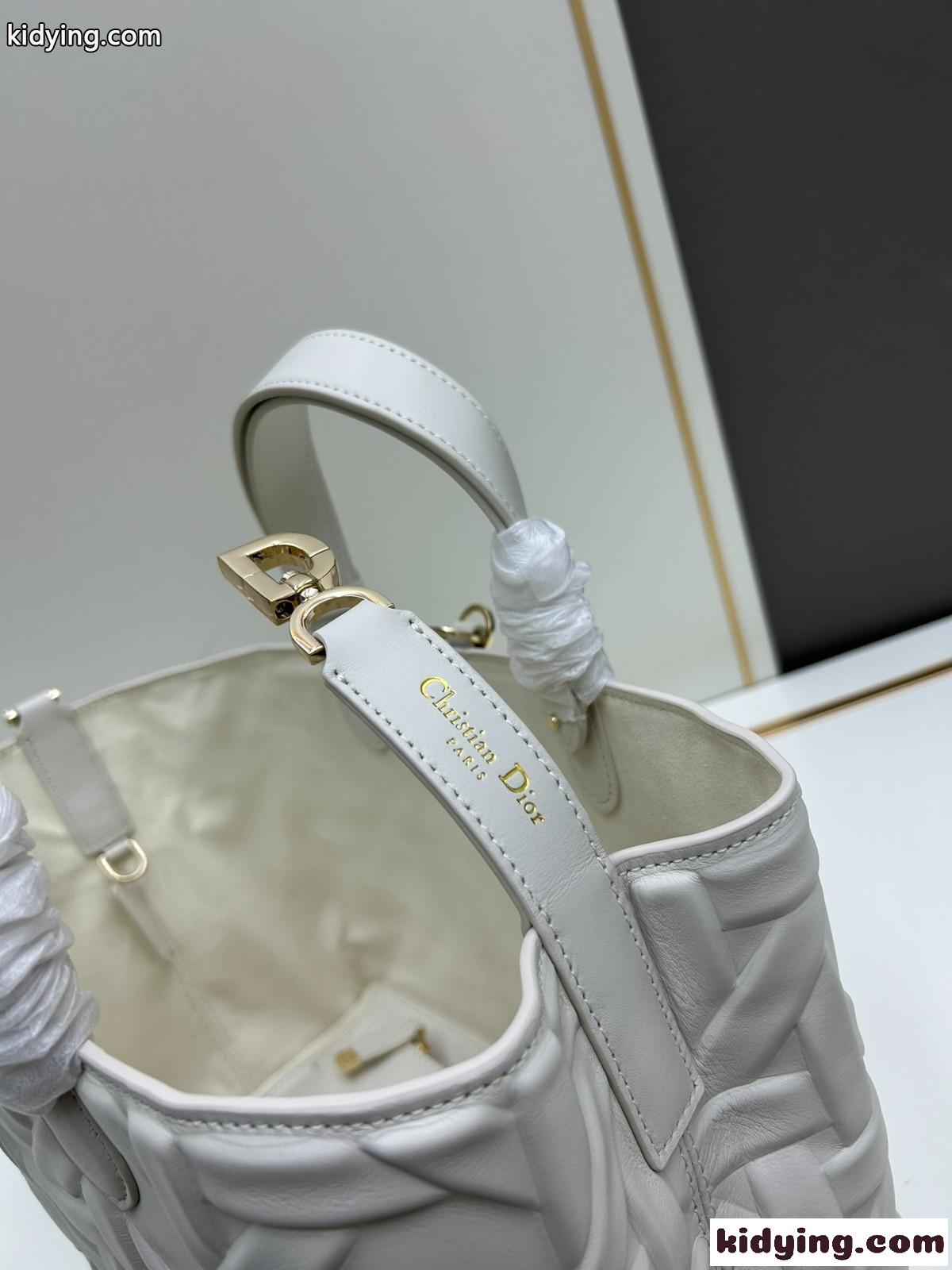 Dior Toujours バッグ ミディアム クリスチャン・ディオール バッグ コピー ホワイト-5